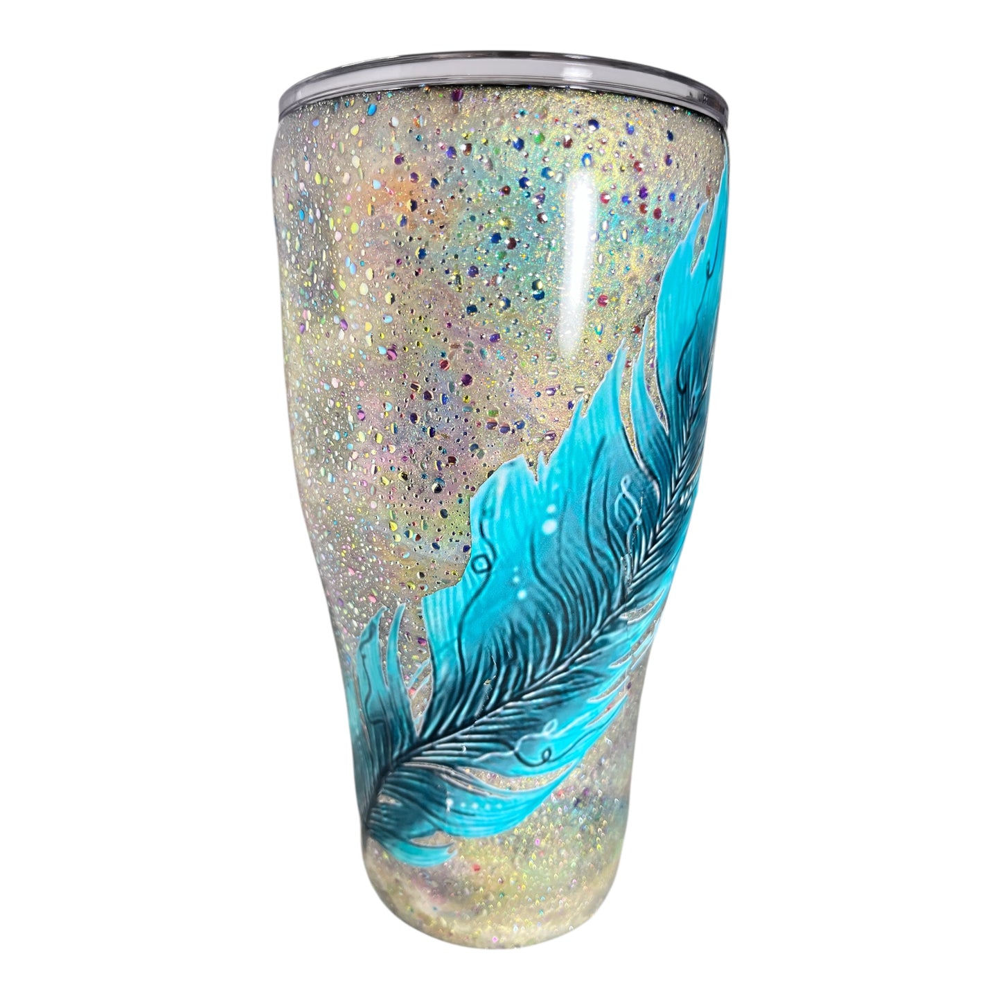 #321 - 30oz Curve Tumbler / Decal: Feather