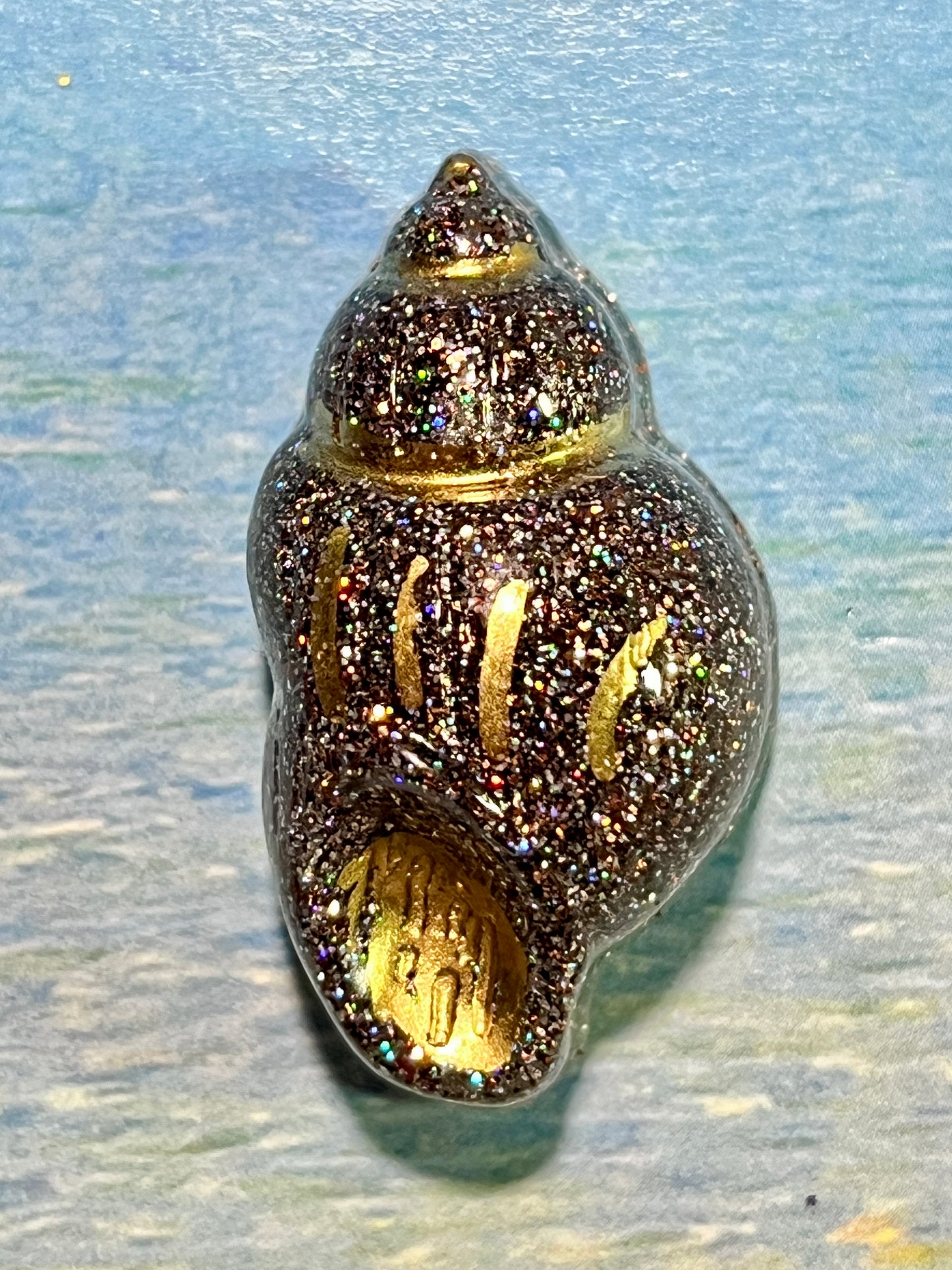 #MAGNET Florida Rock Shell / Custom Resin Florida Rock Shell Magnet - 1 1/2” x 7/8” x 1/2”