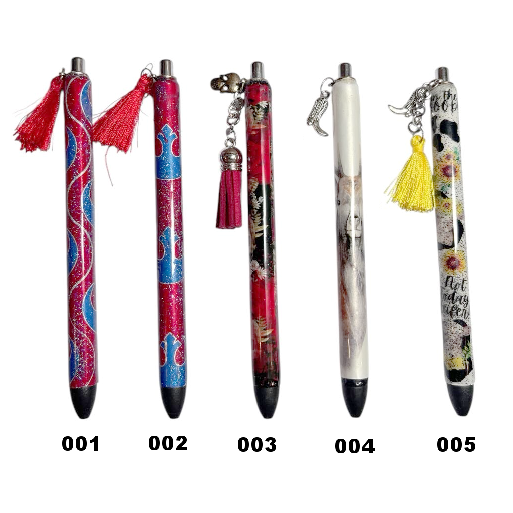 #001 - #005 - Custom Gel Pens