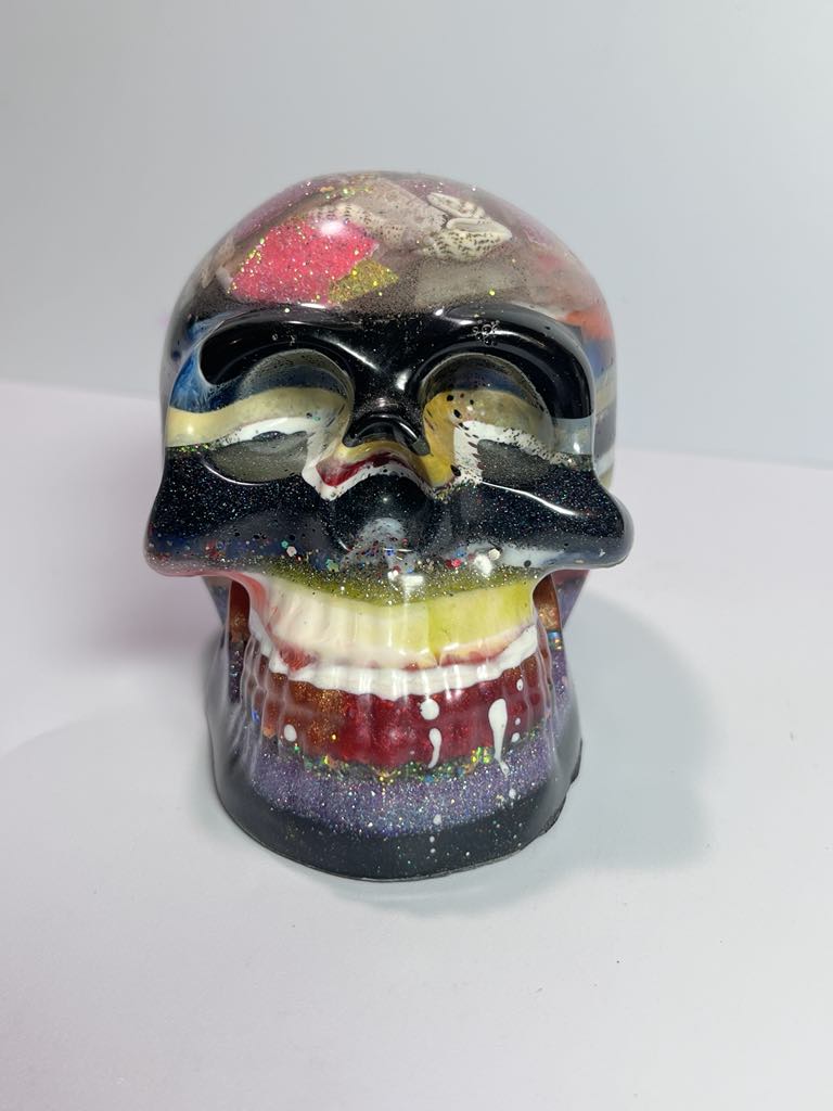 Skull #2 Custom Resin Ready To Sell