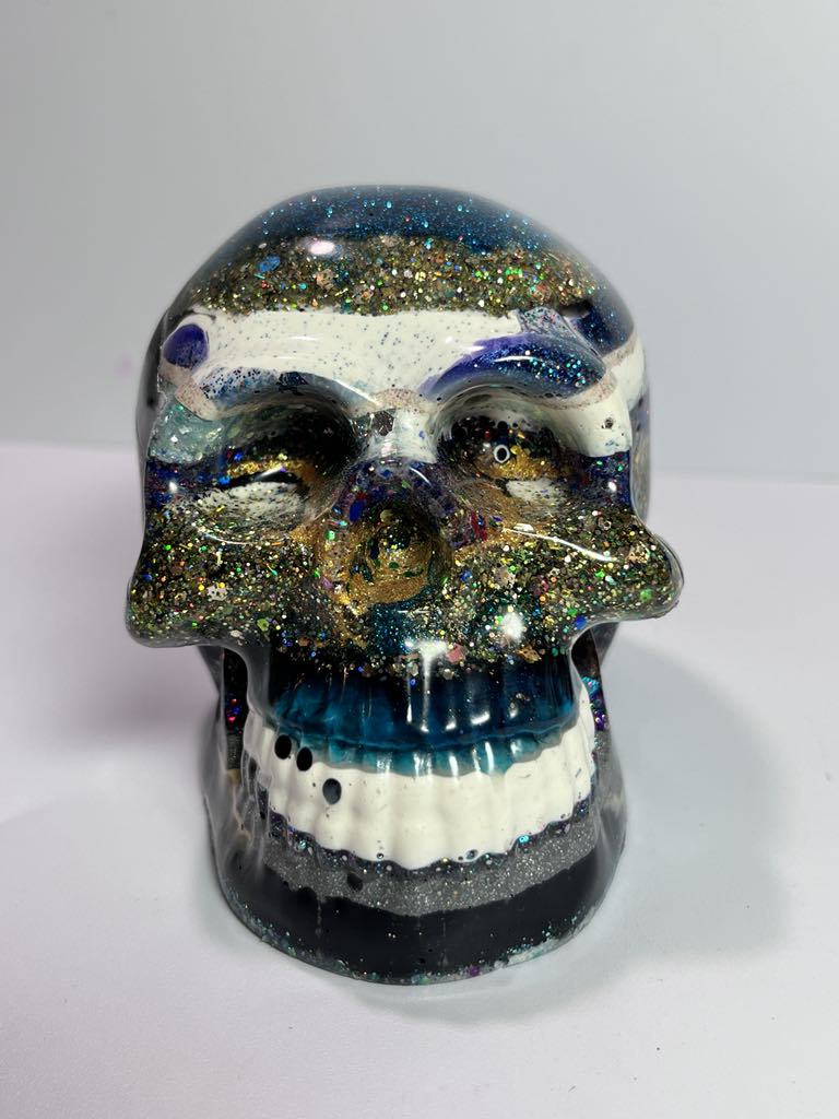 Skull #5 Custom Resin Ready To Sell