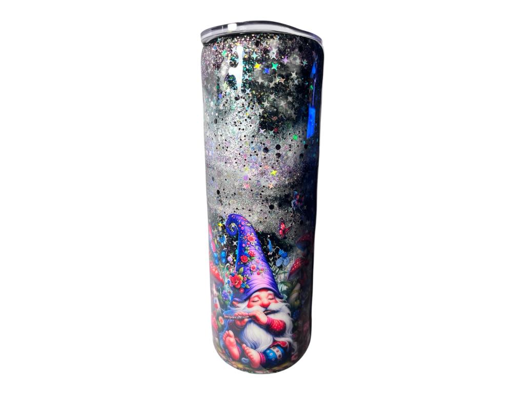 #212 - 20oz Skinny Gnome Tumbler - Decal: Gnomes