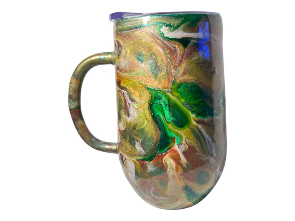 #213 - 16oz Big Stemmy Coffee Mug - Ink Swirl
