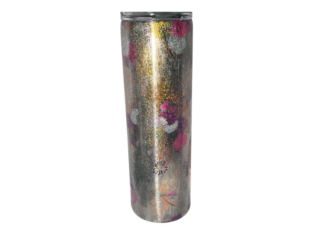 #230 - 30oz Floral Foil Tumbler