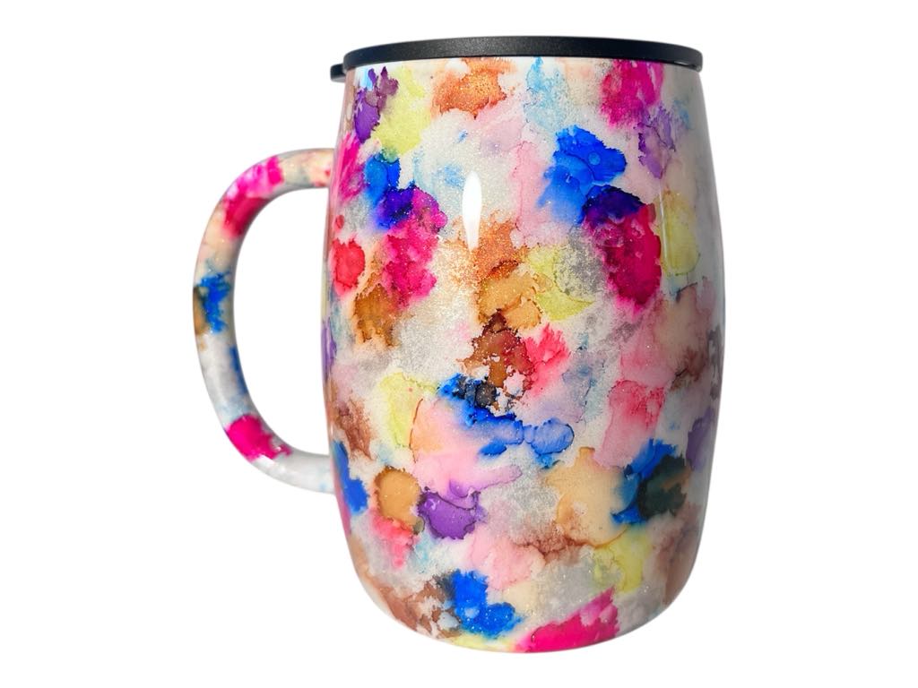 #247 - 14oz Coffee Mug - Sponge Technique