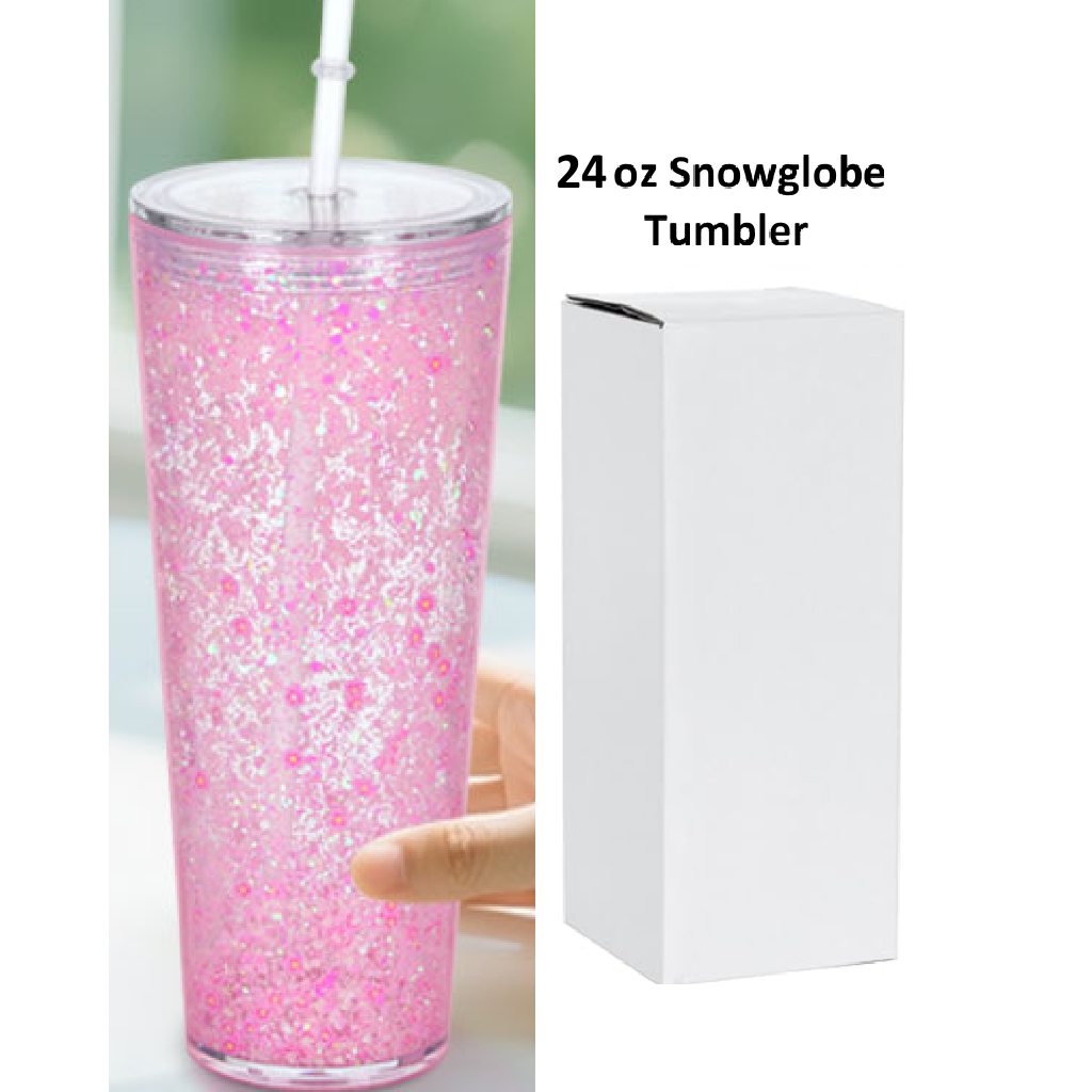 Order Custom Snowglobe 16oz, 20oz, 20oz Mason, 24oz, 30oz - Except Rhinestone/Acrylic Diamonds
