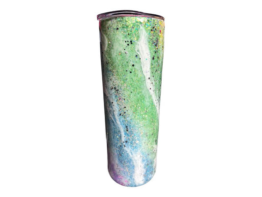 #252 - 20oz Skinny Tumbler - Milky Way Design