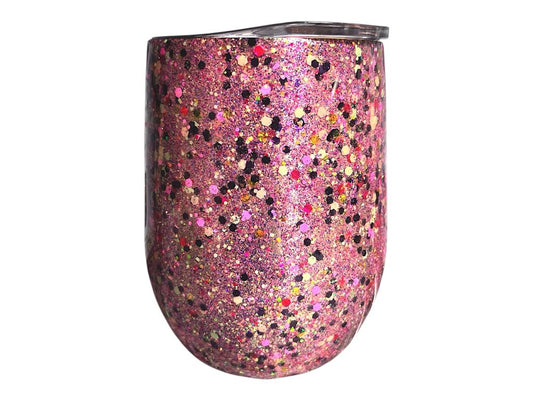 #253 - 12oz Wine Tumbler - Full Glitter