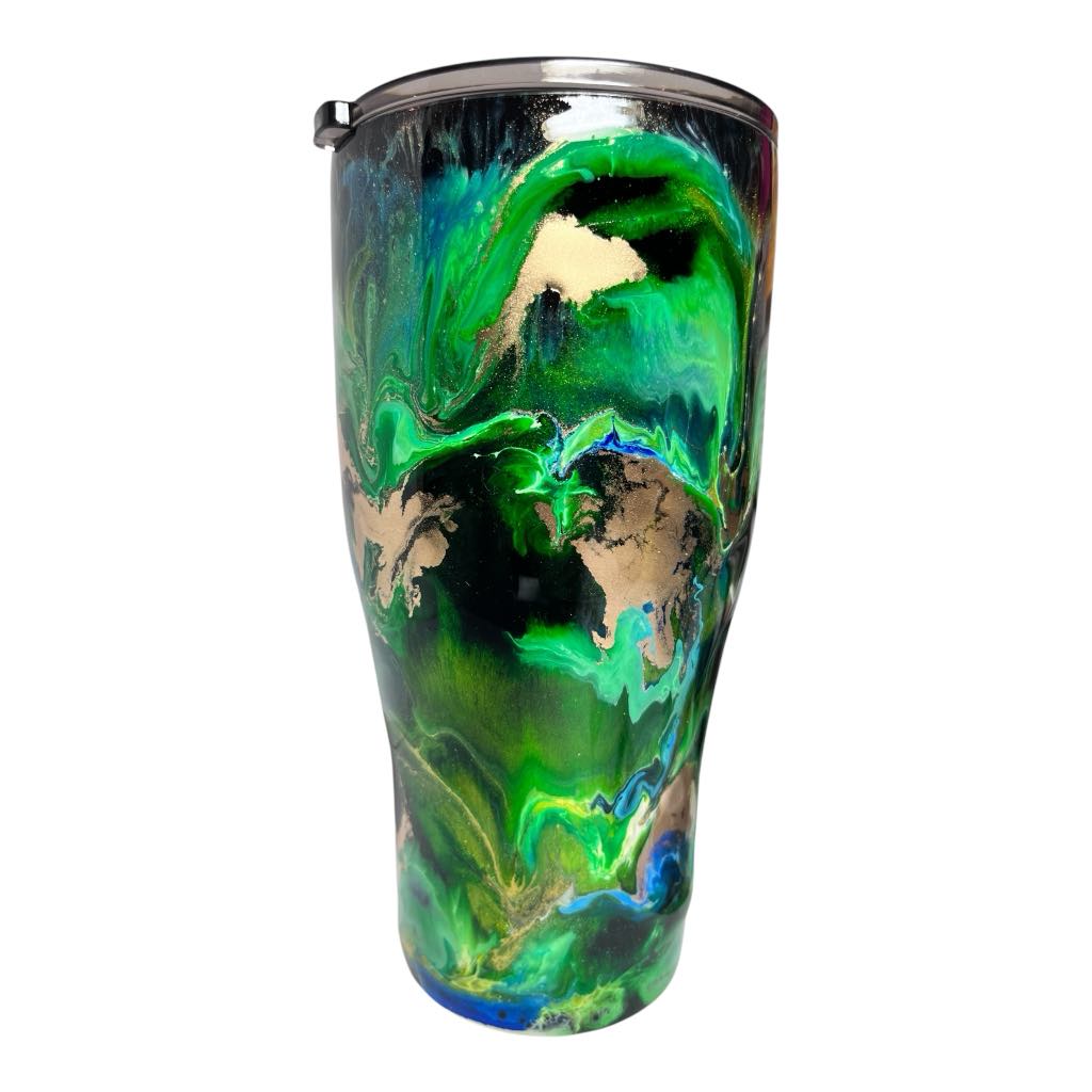 #264 - 30oz Curve Tumbler - Ink Swirl