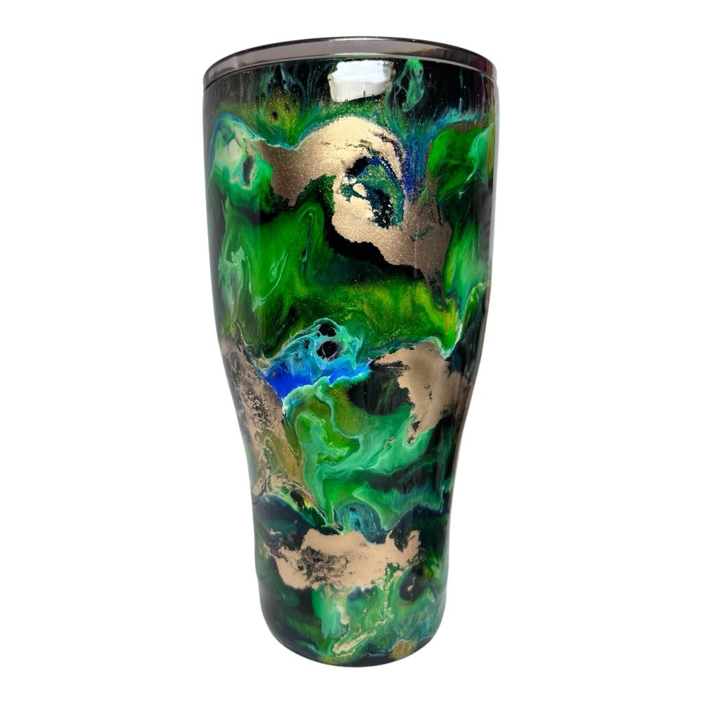 #264 - 30oz Curve Tumbler - Ink Swirl