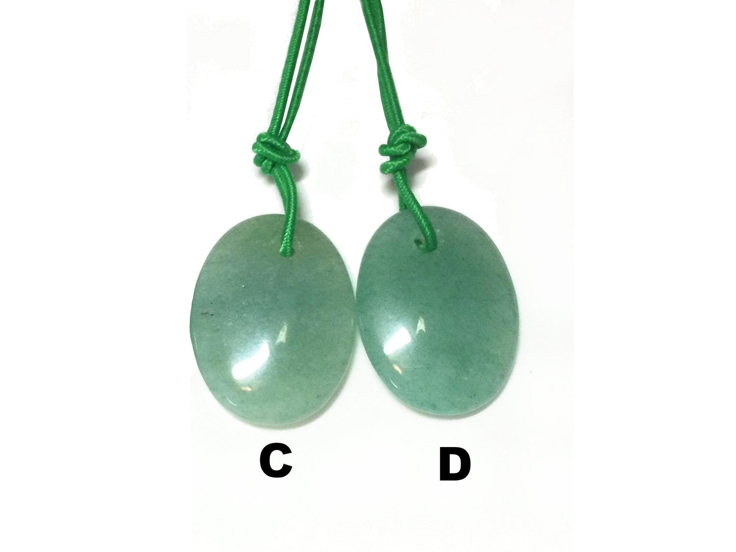 #2757 / Natural Green Aventurine Pendant / 15x20x5mm / 2mm Hole / Your Choice C or D