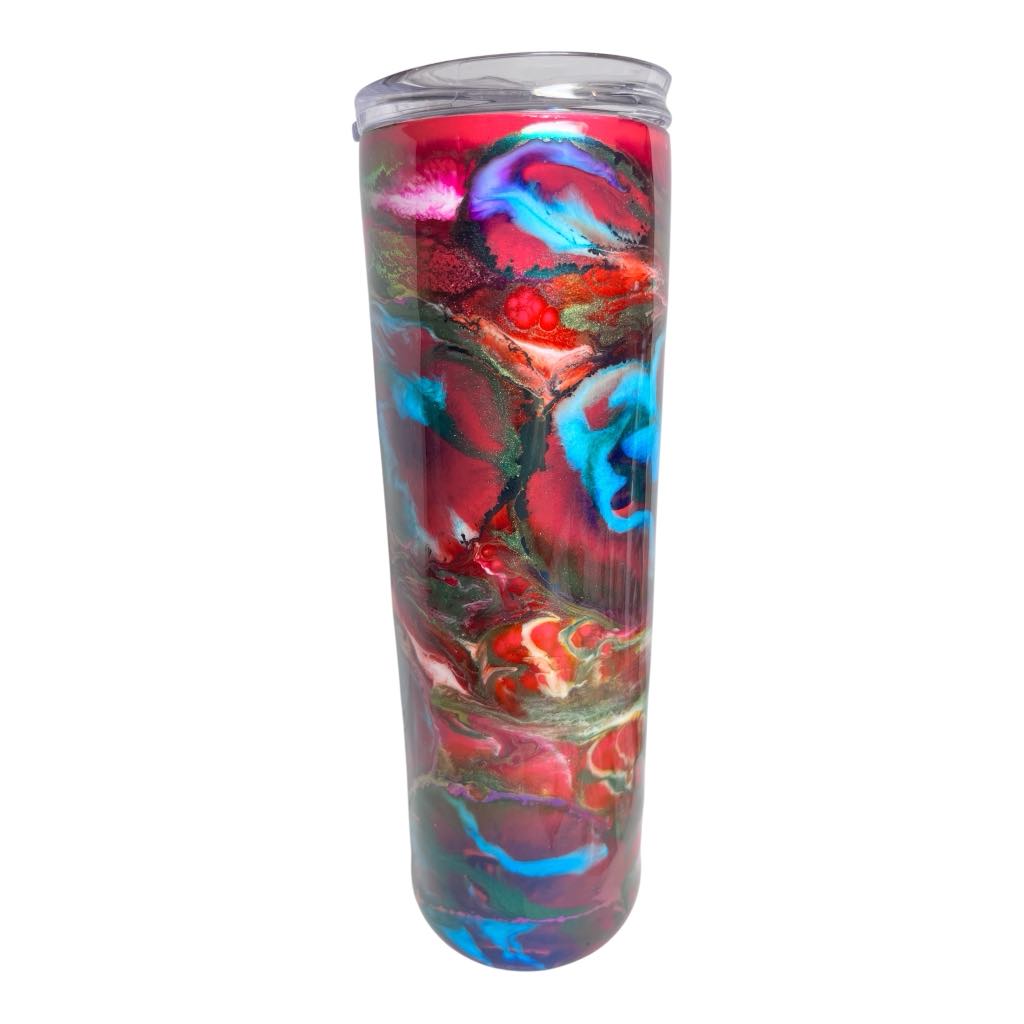 #278 - 30oz Skinny Tumbler / Ink Swirl