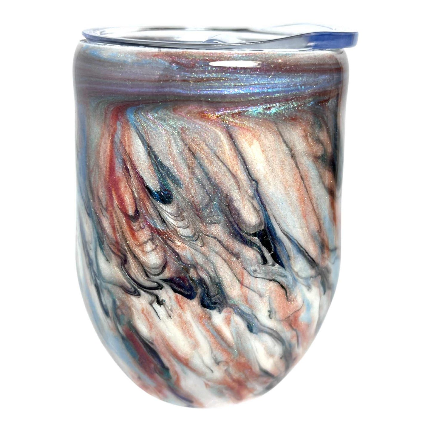 #294 - 12oz Wine Tumbler / Abalone Theme