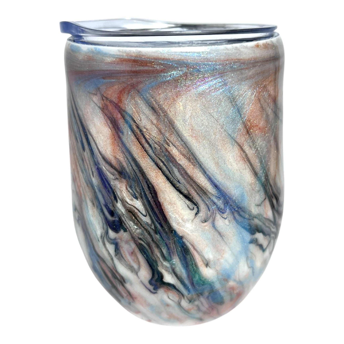 #294 - 12oz Wine Tumbler / Abalone Theme