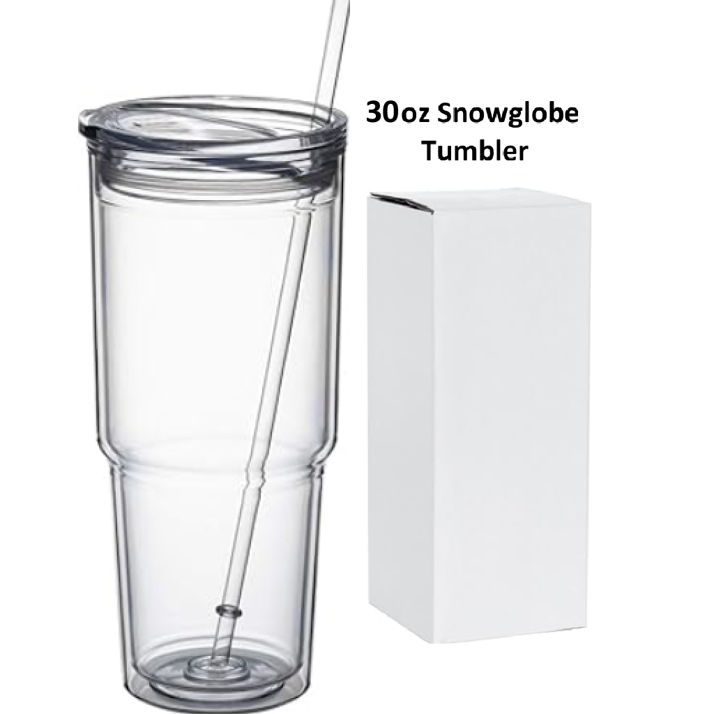 Order Custom Snowglobe 16oz, 20oz, 20oz Mason, 24oz, 30oz - Except Rhinestone/Acrylic Diamonds