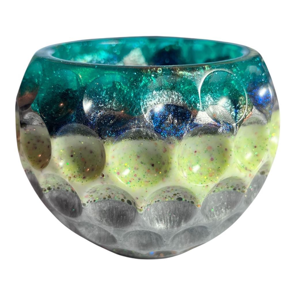 #BOWL-001 Custom Resin Dimple Bowl - No Lid