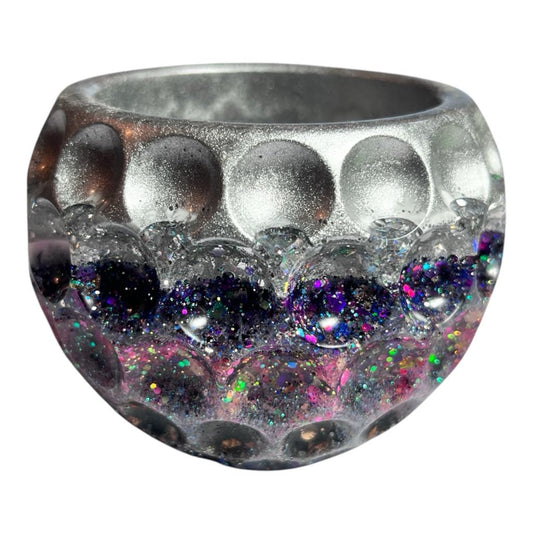 #BOWL-007 Custom Resin Dimple Bowl - No Lid