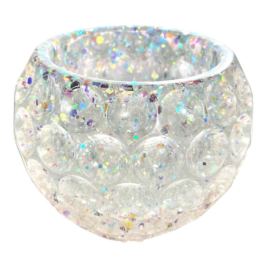 #BOWL-010 Custom Resin Dimple Bowl - No Lid