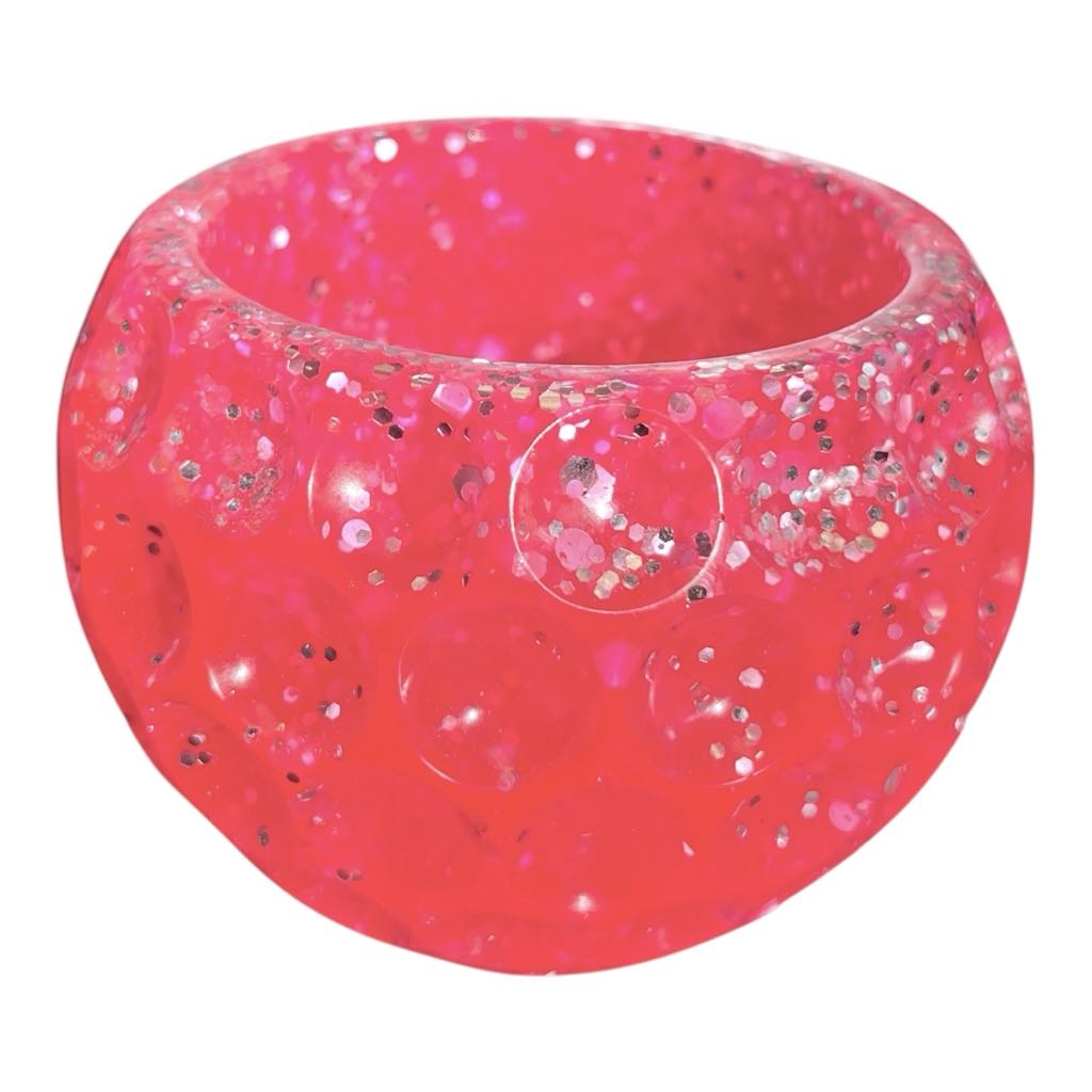 #BOWL-011 Custom Resin Dimple Bowl - No Lid