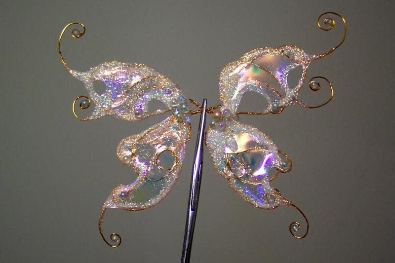 Morezmore M00797 Angelina Fantasy Film 6 Color Pack / Fusible Heat Bondable for Making Wings and Resin - Tumbler Crafts