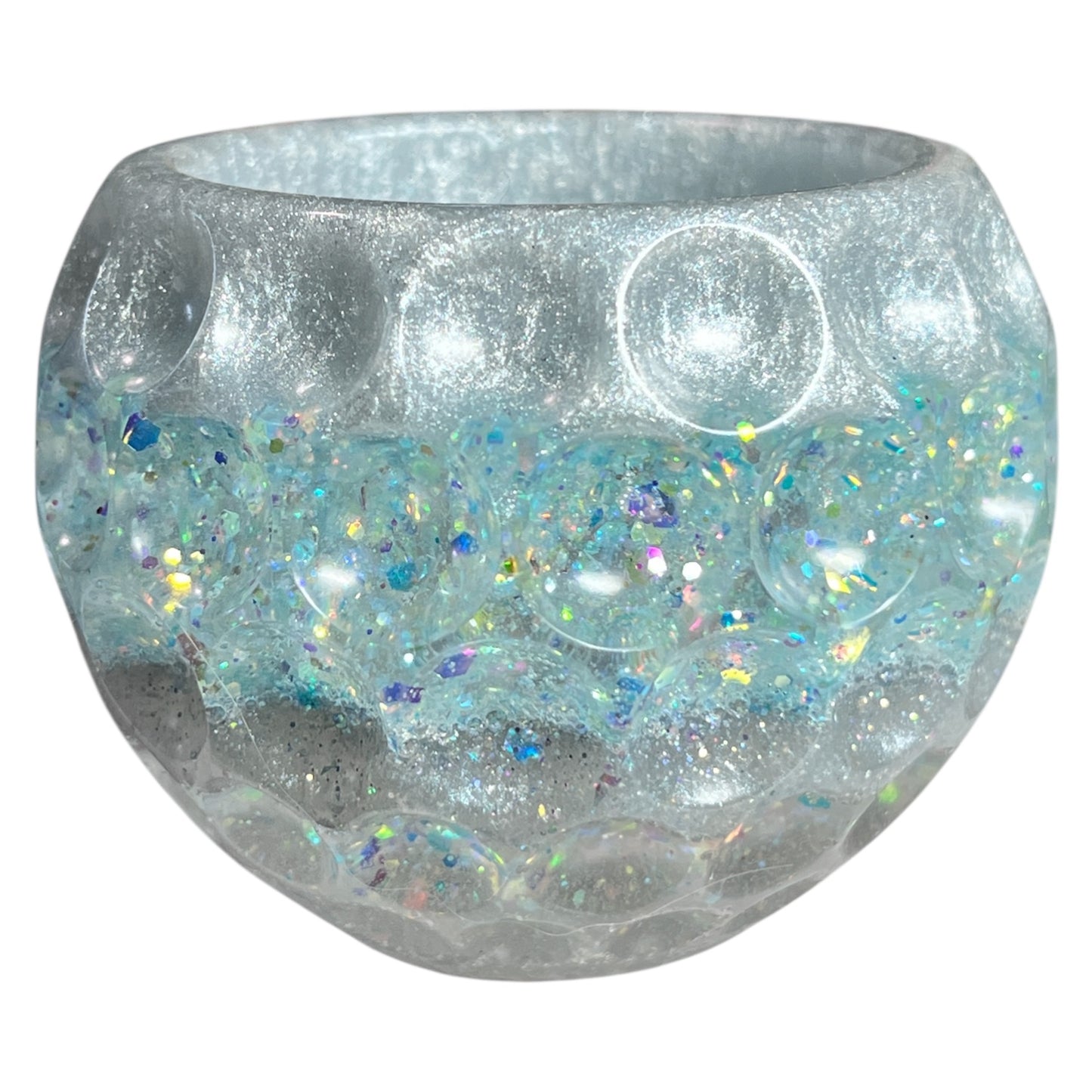 #BOWL-013 Custom Resin Dimple Bowl - No Lid