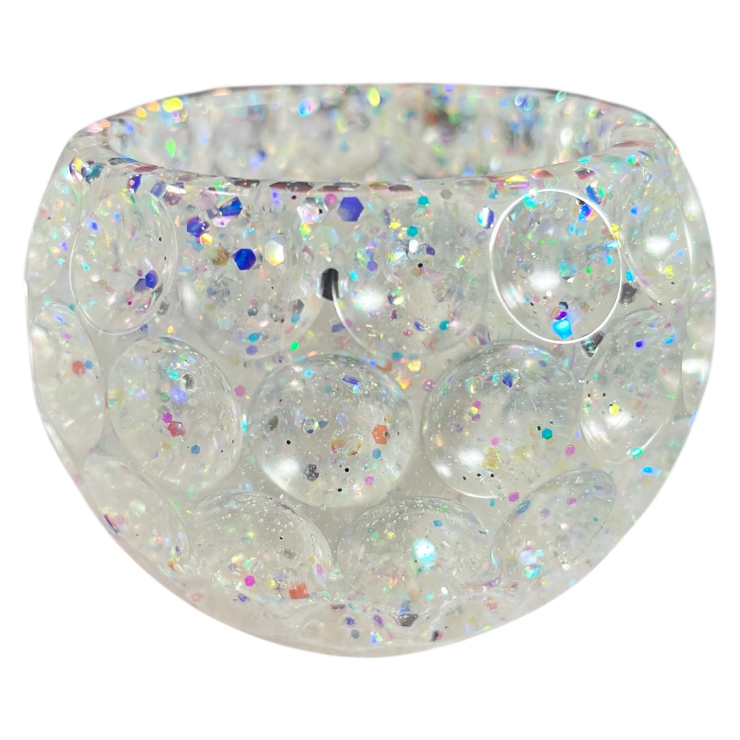 #BOWL-015 Custom Resin Dimple Bowl - No Lid