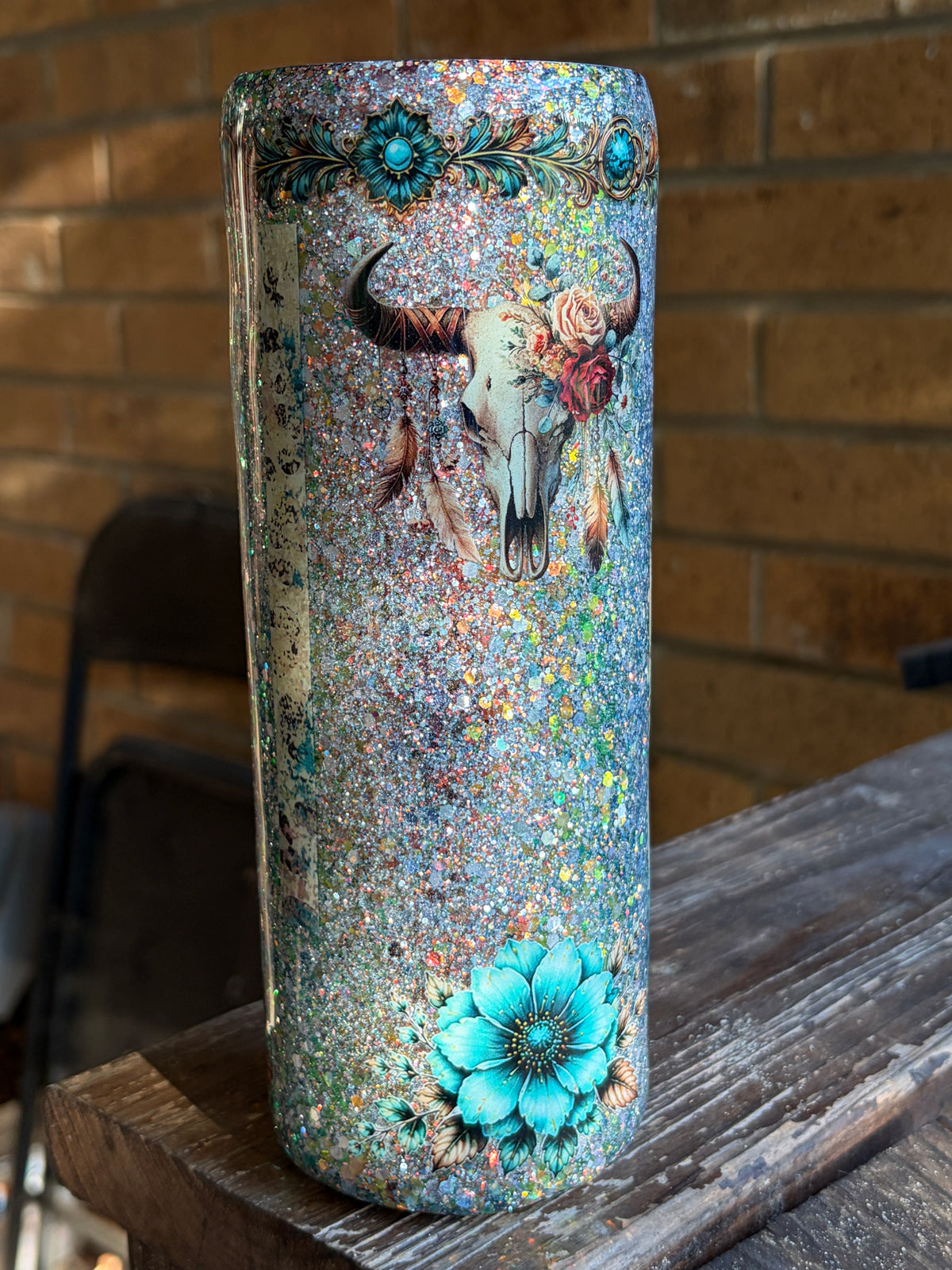 #404 - 20oz Skinny Tumbler / Western Theme