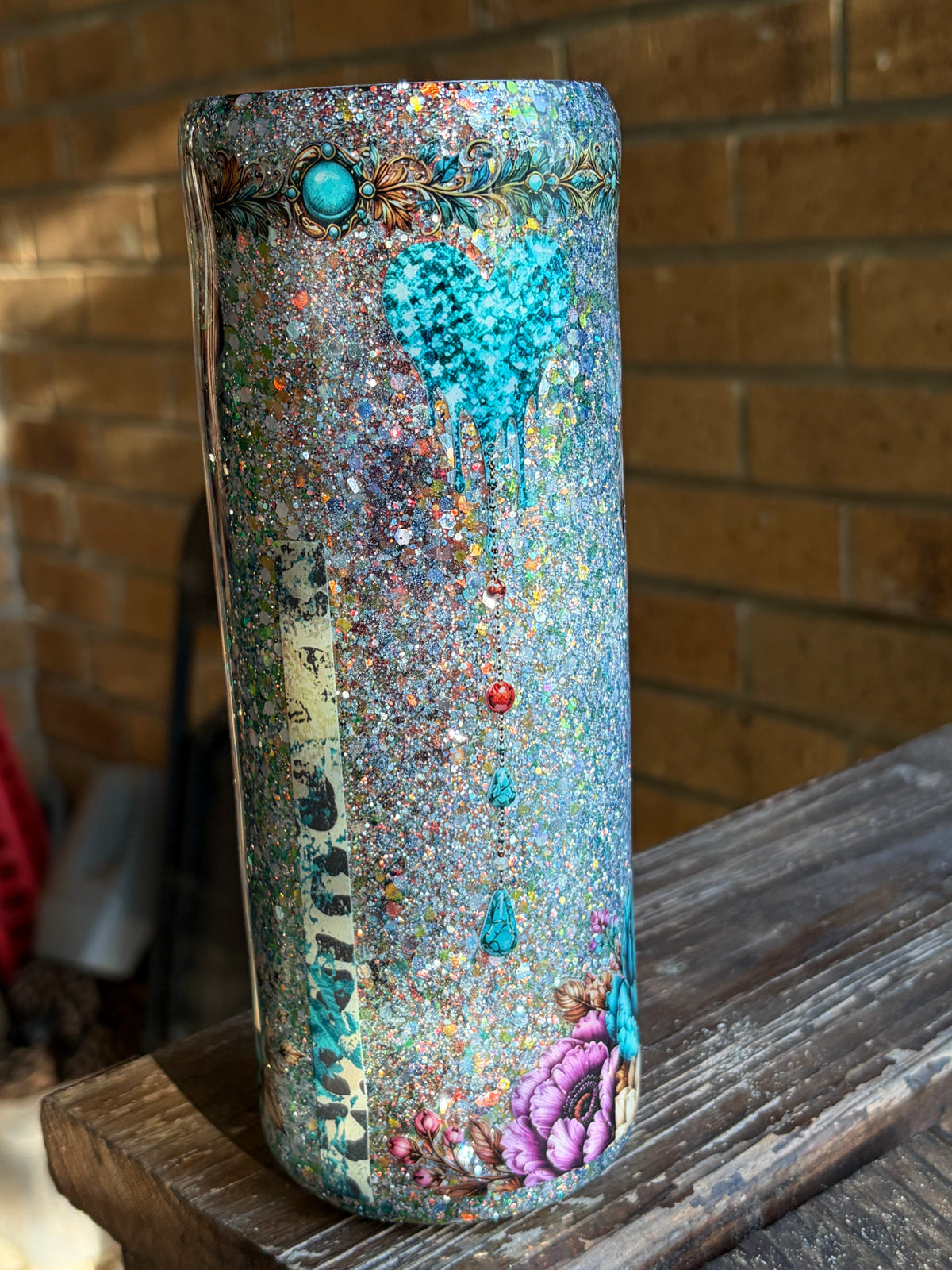 #404 - 20oz Skinny Tumbler / Western Theme
