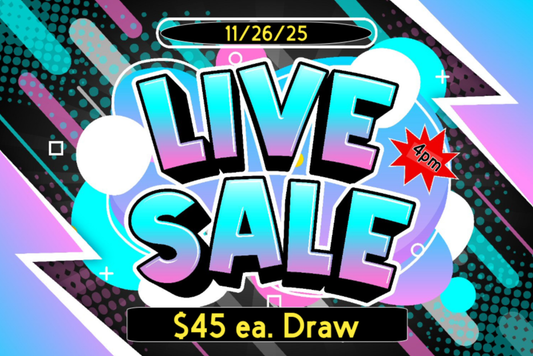 LIve Sale Draw $45/ea Draw (Includes Shipping)