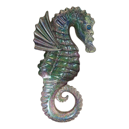 SH#001 - Resin Seahorse - 7.75" by 4" - 4oz