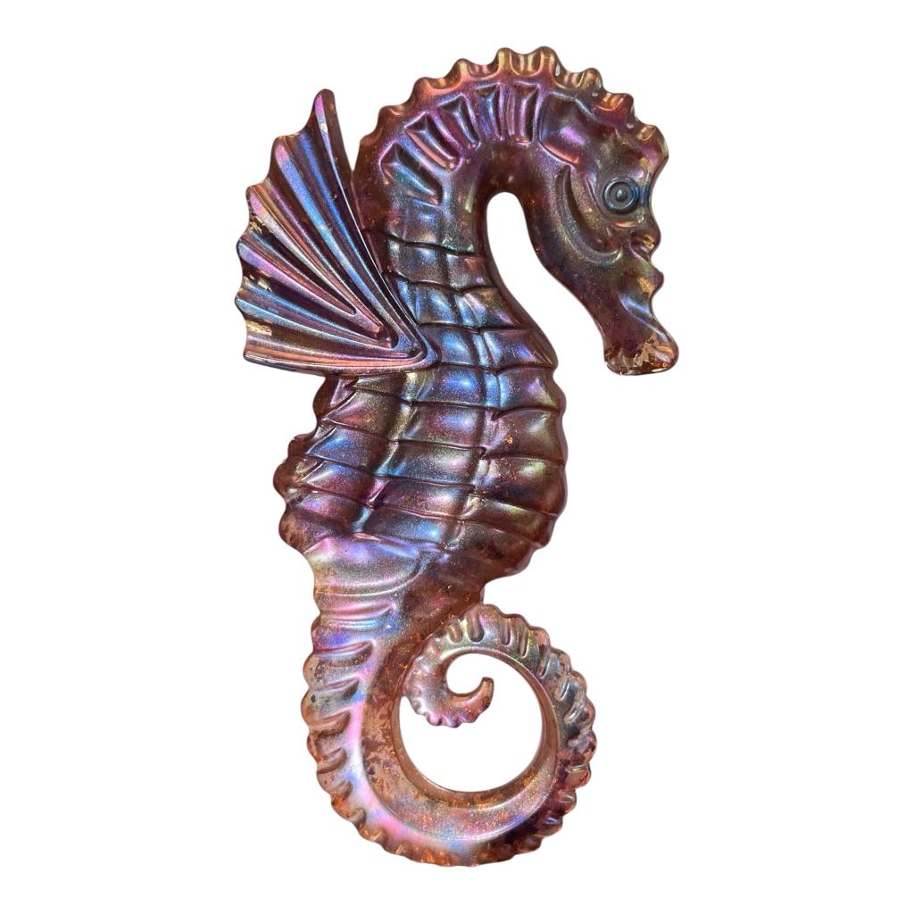 SH#002 - Resin Seahorse - 7.75" by 4" - 4oz