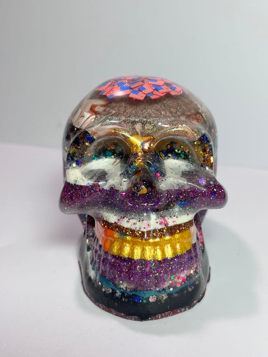 Skull #4 Custom Resin Ready To Sell