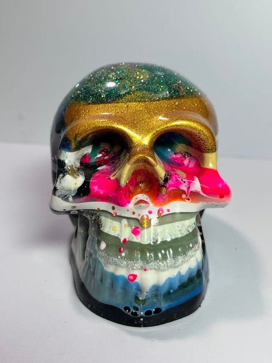 Skull #6 Custom Resin Ready To Sell