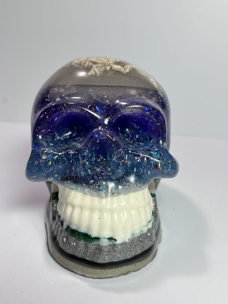 Skull #7 Custom Resin Ready To Sell