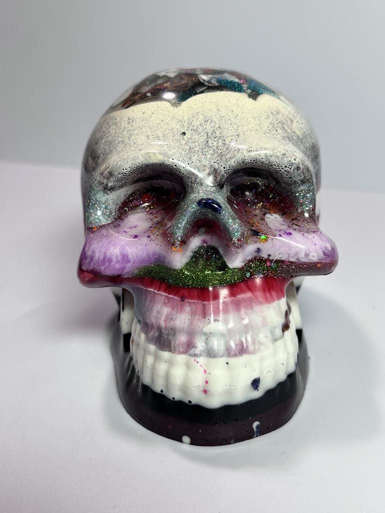 Skull #8 Custom Resin Ready To Sell