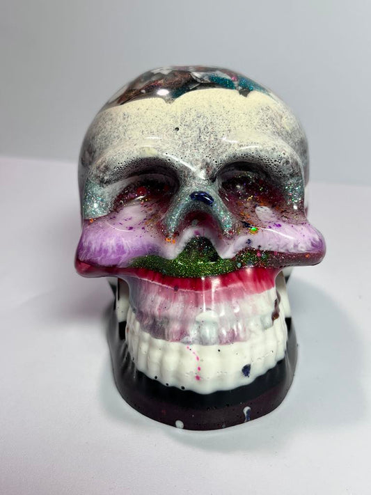 Skull #8 Custom Resin Ready To Sell
