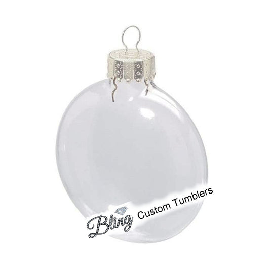Order Custom 3" Puffed Ornament Christmas Tree Holiday Seasonal Decoration Glitter